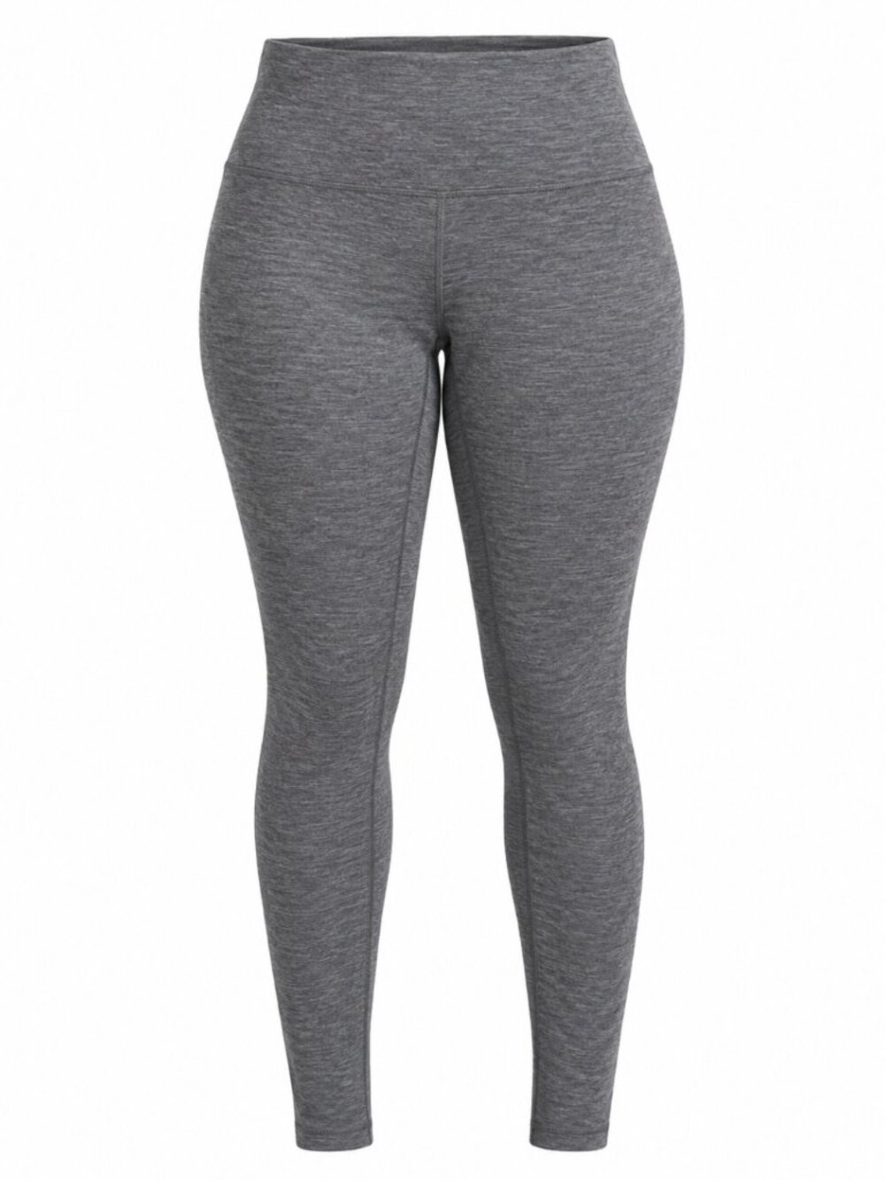 🍋 2/$50 Lululemon Wunder Under Heathered Grey Leggings Size 6